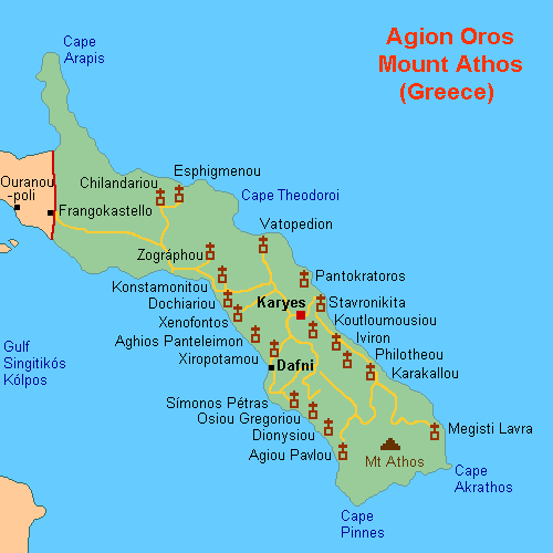 Un lugar especial: el Monte Athos